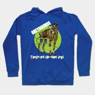 Greyhounds They're Not like Other Dogs Hoodie